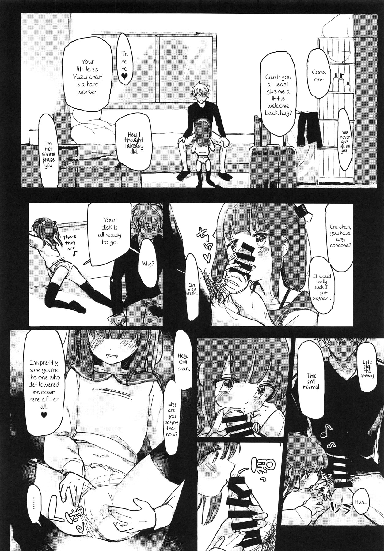 Hentai Manga Comic-Onii-chan Was Feeling Down, So I Had Sex With Him-Read-13